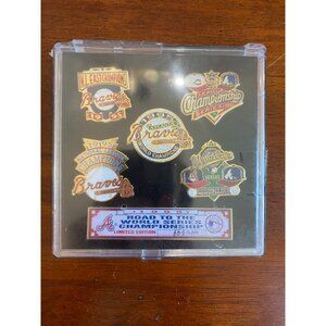 Atlanta Braves 1995 World Series Collector Pin Set, Limited Series 663/5,000
